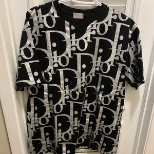 Black Christian Dior Large T-Shirt